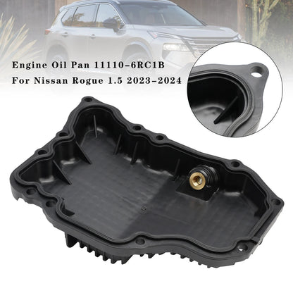 Engine Oil Pan for Nissan Rogue (2023–2024) 11110-6RC1B, 11110-6RC0B