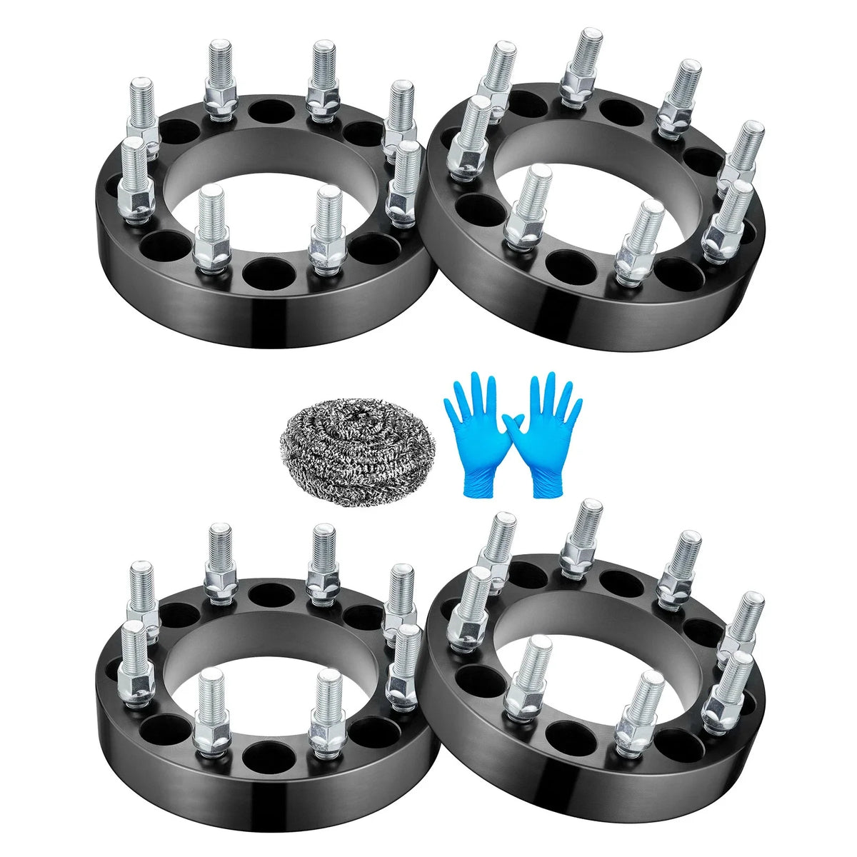 Set of 4 Wheel Spacers 1.5" 8x6.5 14x1.5 for Chevy Silverado 1988–2000