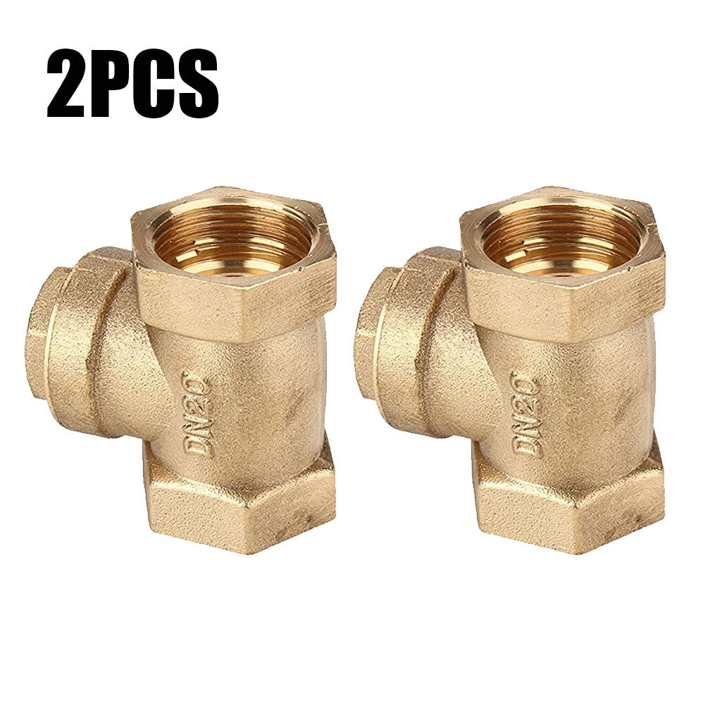 2X 3/4" FIP Brass Swing Check Valve for Plumbing Fitting