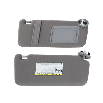 Sun Visor Pair Left & Right for Toyota Camry (2006–2011) Gray