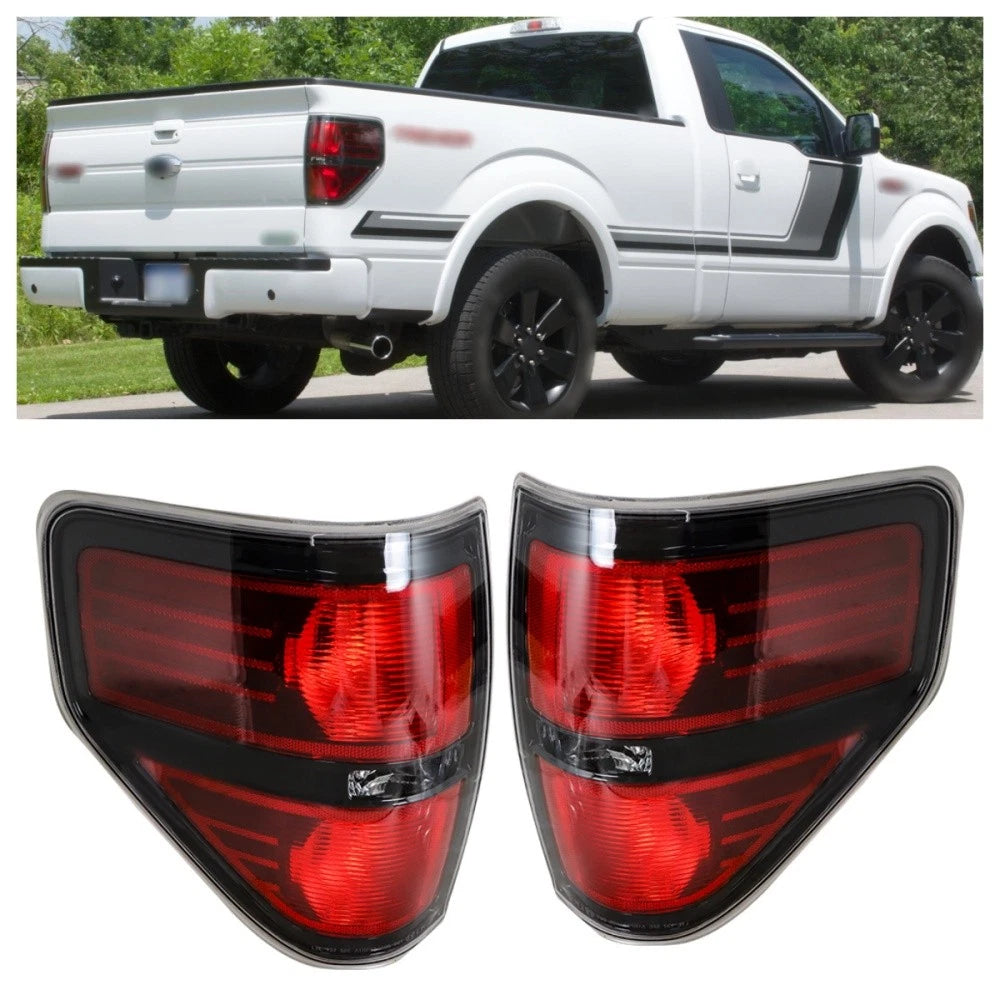 Pair Rear Tail Lights for Ford F-150 (2009–2014) BCK268796K, FO2818148, FO2819148