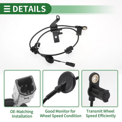 ABS Wheel Speed Sensor No. 8L8Z2C190A for Ford Escape (2004–2008) Rear Right