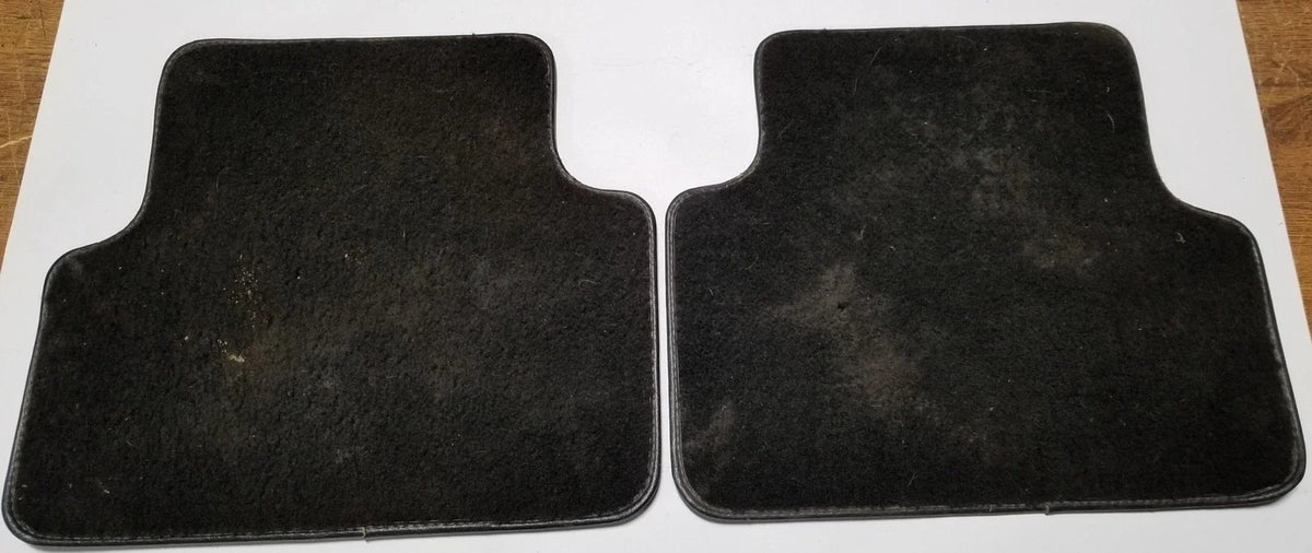 Set of 2 Rear Floor Mats for Ford Thunderbird Cougar (1989–1993) OEM Black