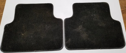 Set of 2 Rear Floor Mats for Ford Thunderbird Cougar (1989–1993) OEM Black