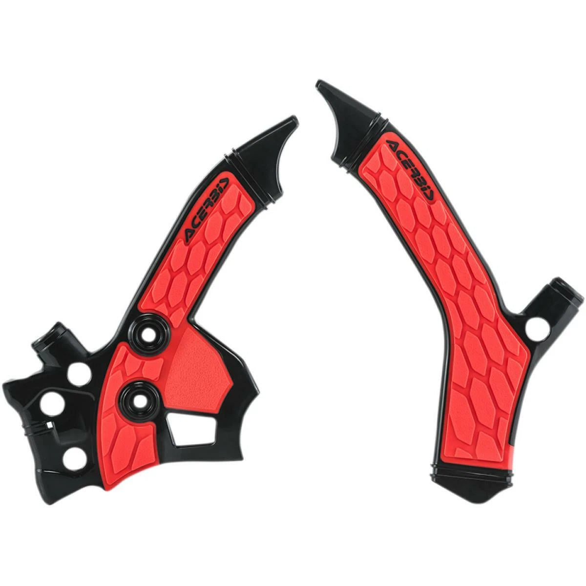 X-Grip Frame Guards for Acerbis (2726851042) Black/Red