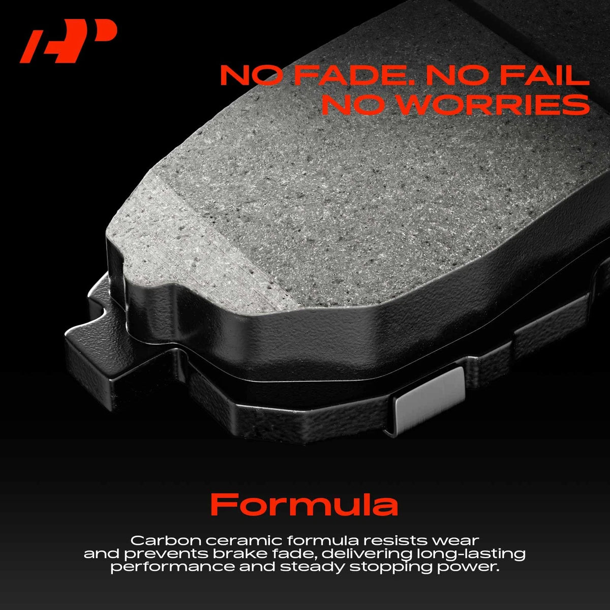 Set of 4 Front Side Ceramic Brake Pads for Ford Mustang (2015–2022) TEC-D1784, D1784