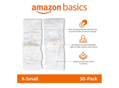 30X Male Disposable Dog Diapers for XS Size