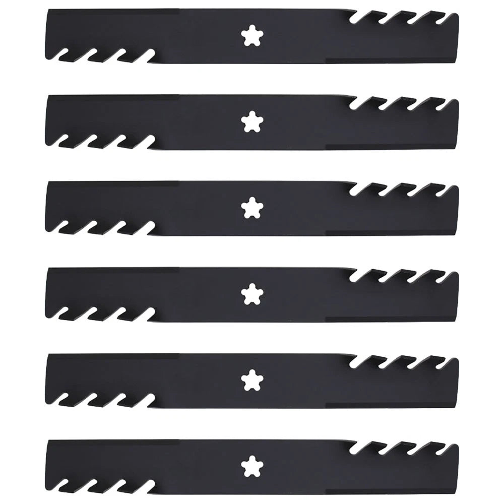 6X Toothed Mulching Blade for Husqvarna (Fits 532187254)