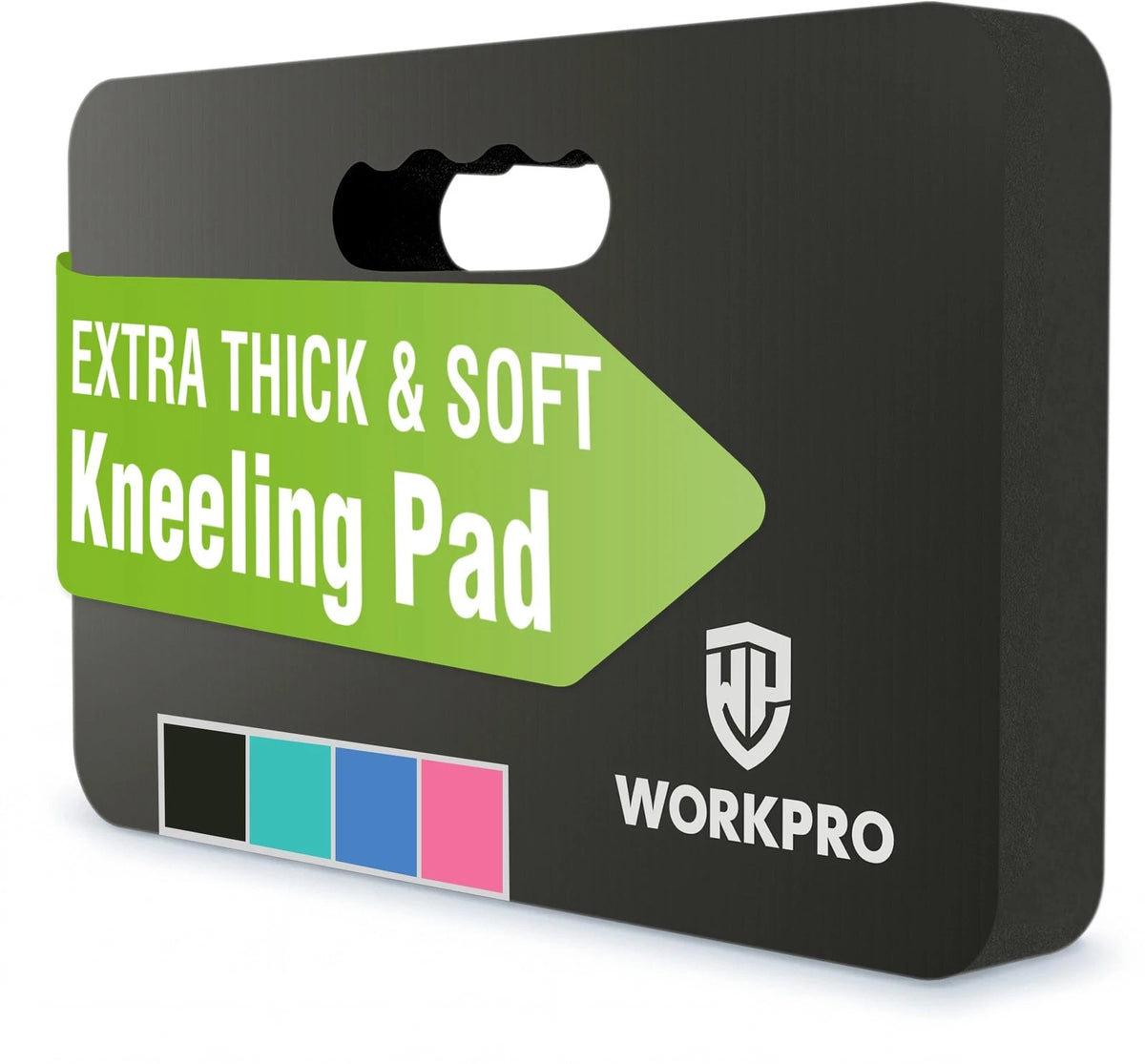 Extra Thick Kneeling Pad for Universal Use (1 Pack) - Soft NBR Foam, Black