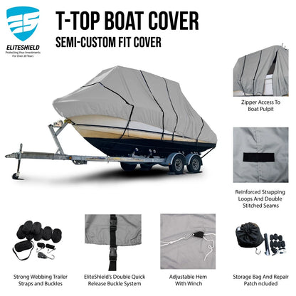Boat Cover for Sea Fox 256 Voyager (Dry-Tech)