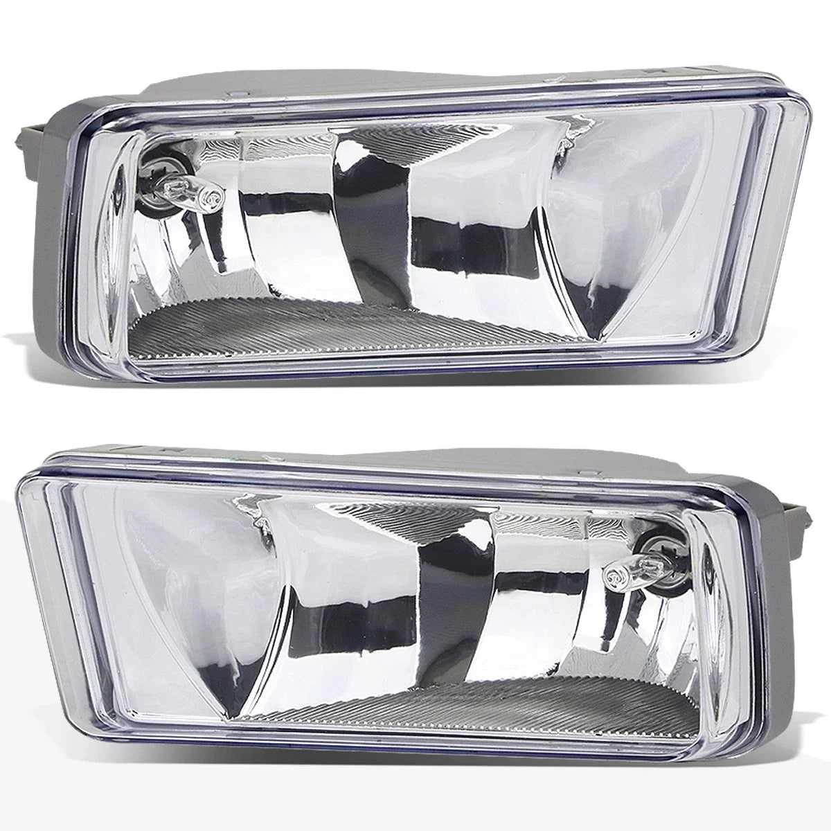 Clear Lens Bumper Fog Lights Pair for Chevy Silverado/Tahoe/Suburban (2007–2015)