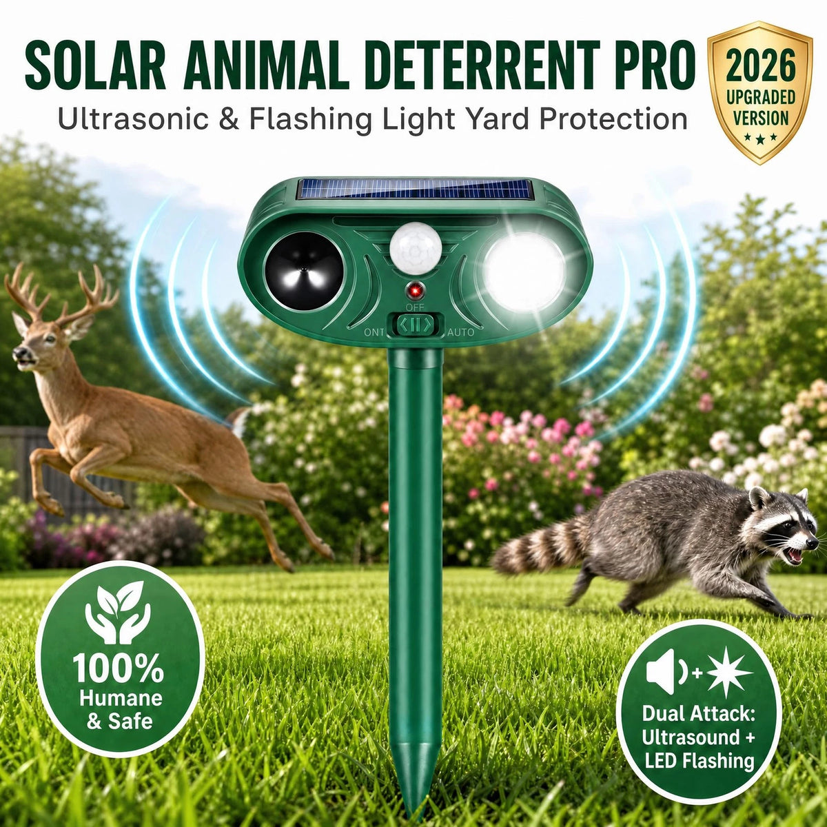 2X Deer Repellent Devices for Sonic Fortress (2026)