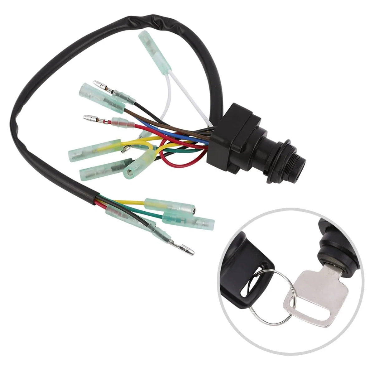 Boat Ignition Switch Key Assembly for Yamaha Outboard Motor (703-82510-43)