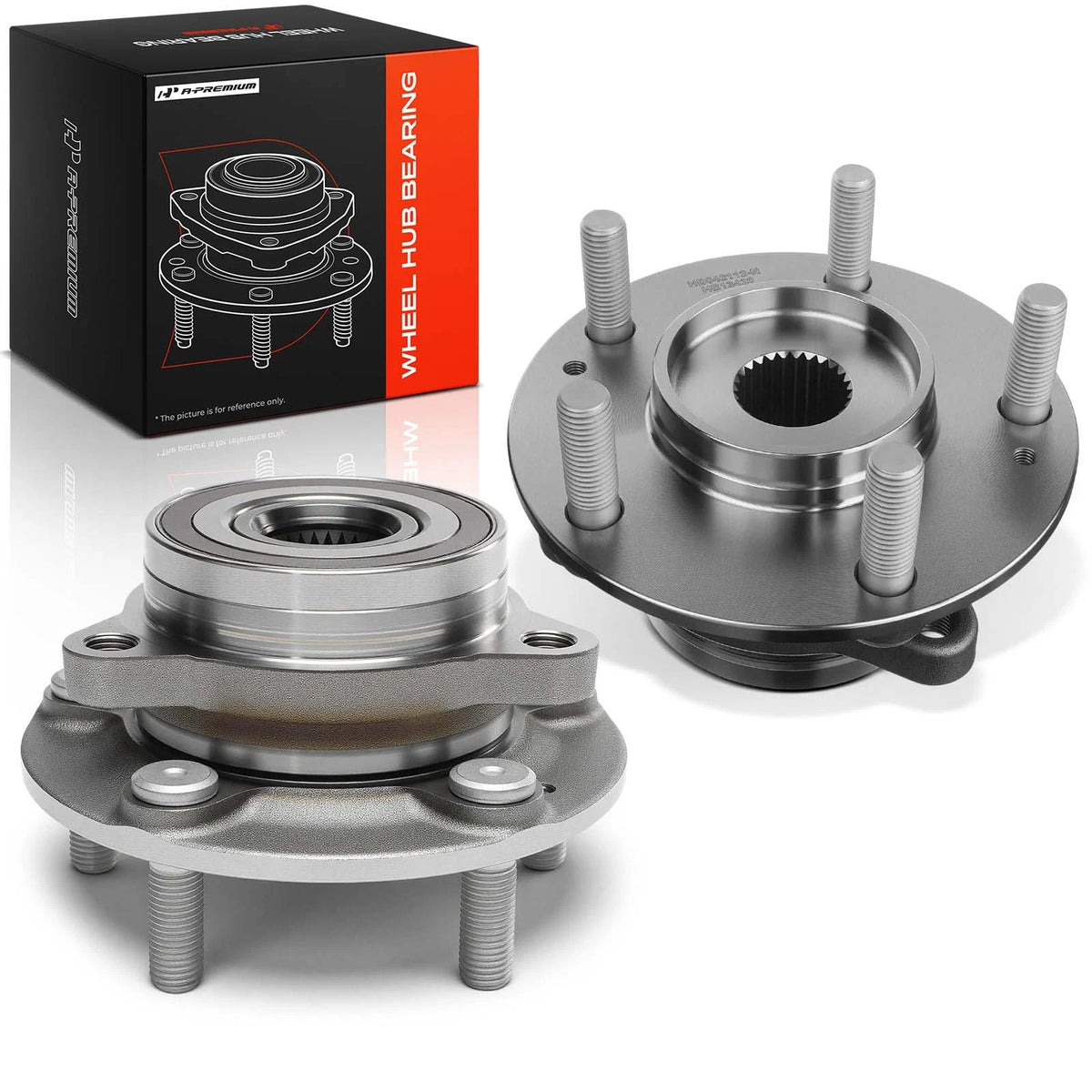 2X Front or Rear Wheel Hub & Bearing Assembly for Hyundai Elantra (2011–2016) - 51750-F2000, 513420