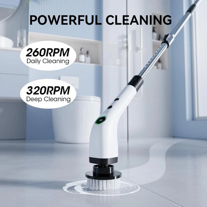 Electric Bathroom Cleaning Brush for Cordless Use (2023)