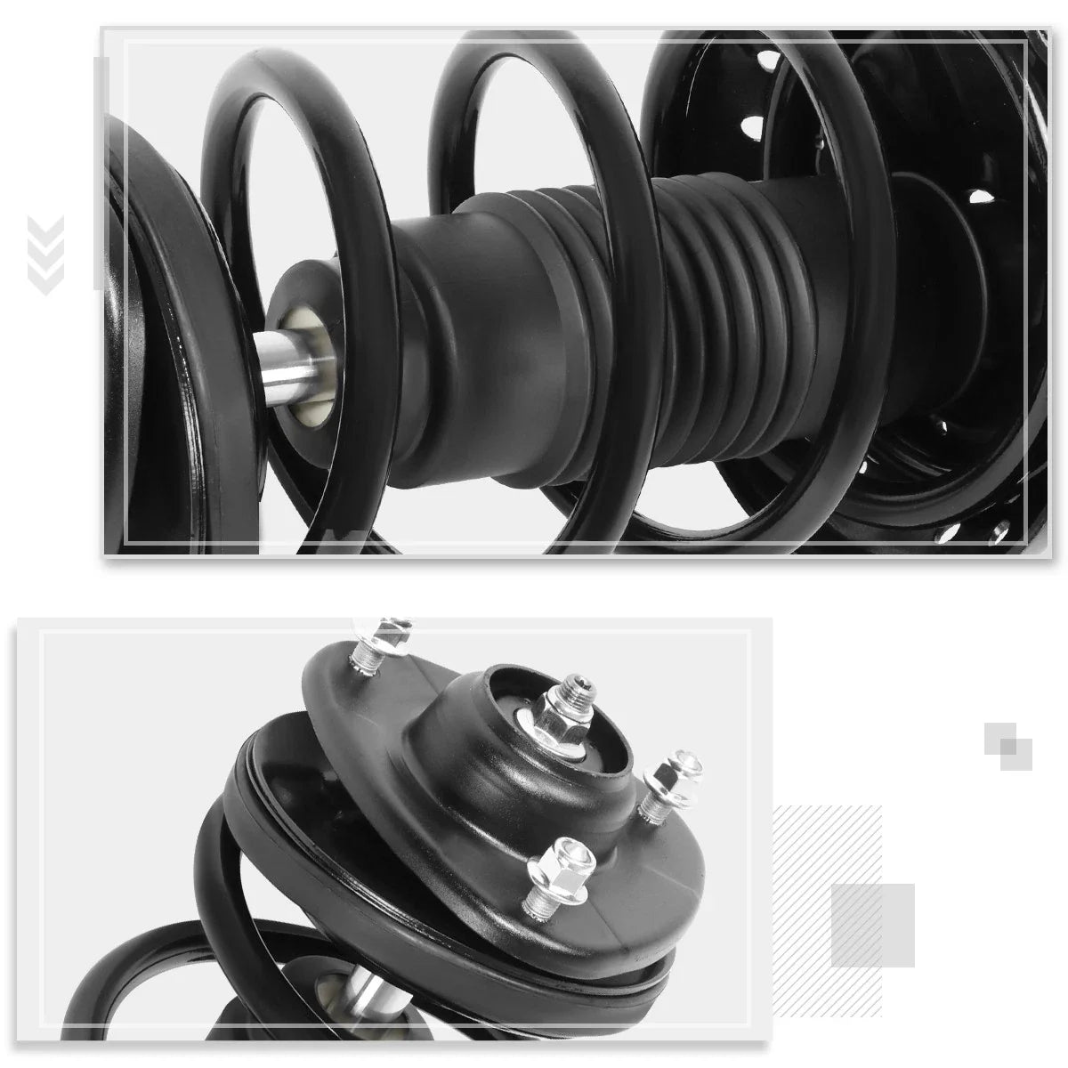 Complete Strut Assembly Set for Honda Odyssey (2005–2007) w/Coil Springs