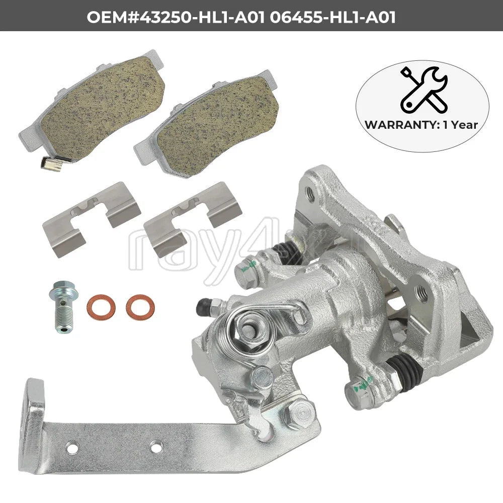 Rear Right Brake Caliper with Ceramic Brake Pads for Honda Big Red 700 (2009–2013)