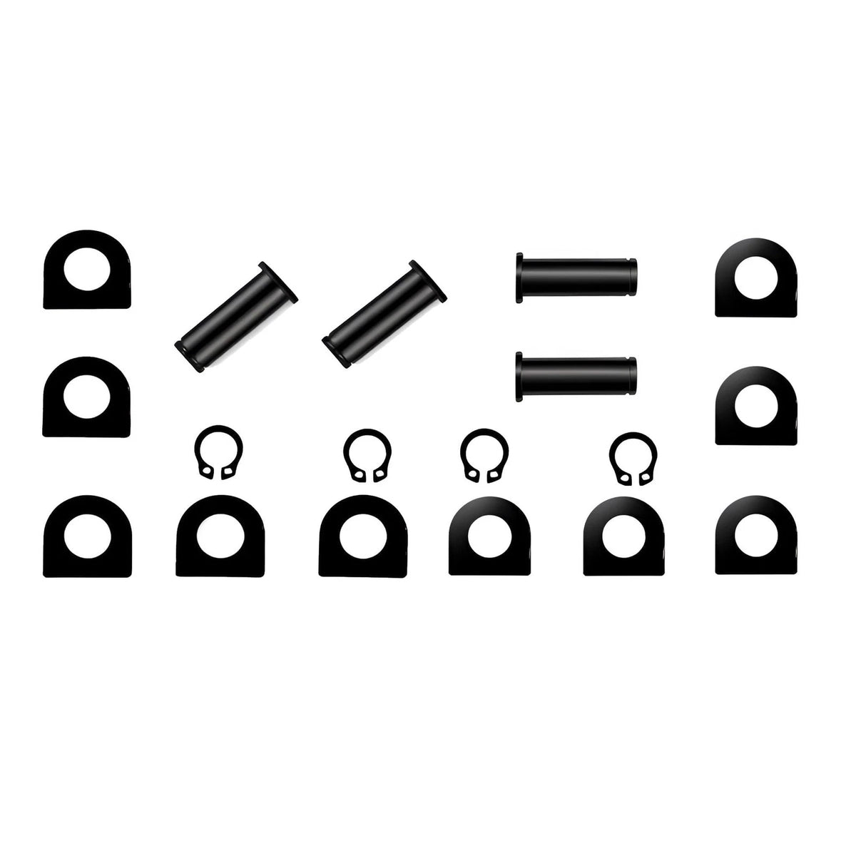 4X Black Footpeg Mounting Pins Kit for Harley Sportster Softail Dyna Touring