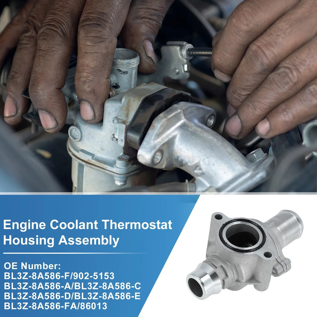 Engine Coolant Thermostat Housing Assembly for Ford F-150 (2011–2025)