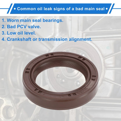 1Pc Front Crankshaft Oil Seal for Chevrolet Aveo (2004–2008) No. 96350161