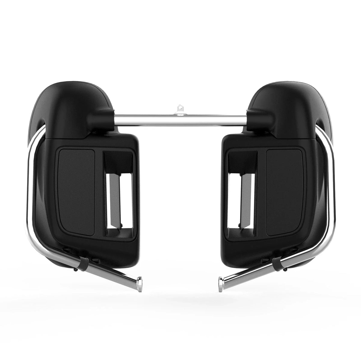 Matt Black Lower Vented Fairings & Engine Guard Bar for Harley Touring (2014–2024)