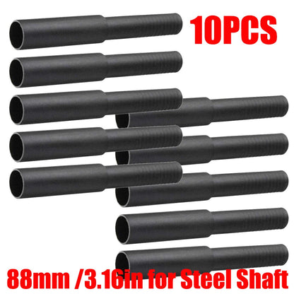 10PCS 88mm Steel Shaft Extension Rods for Golf Clubs