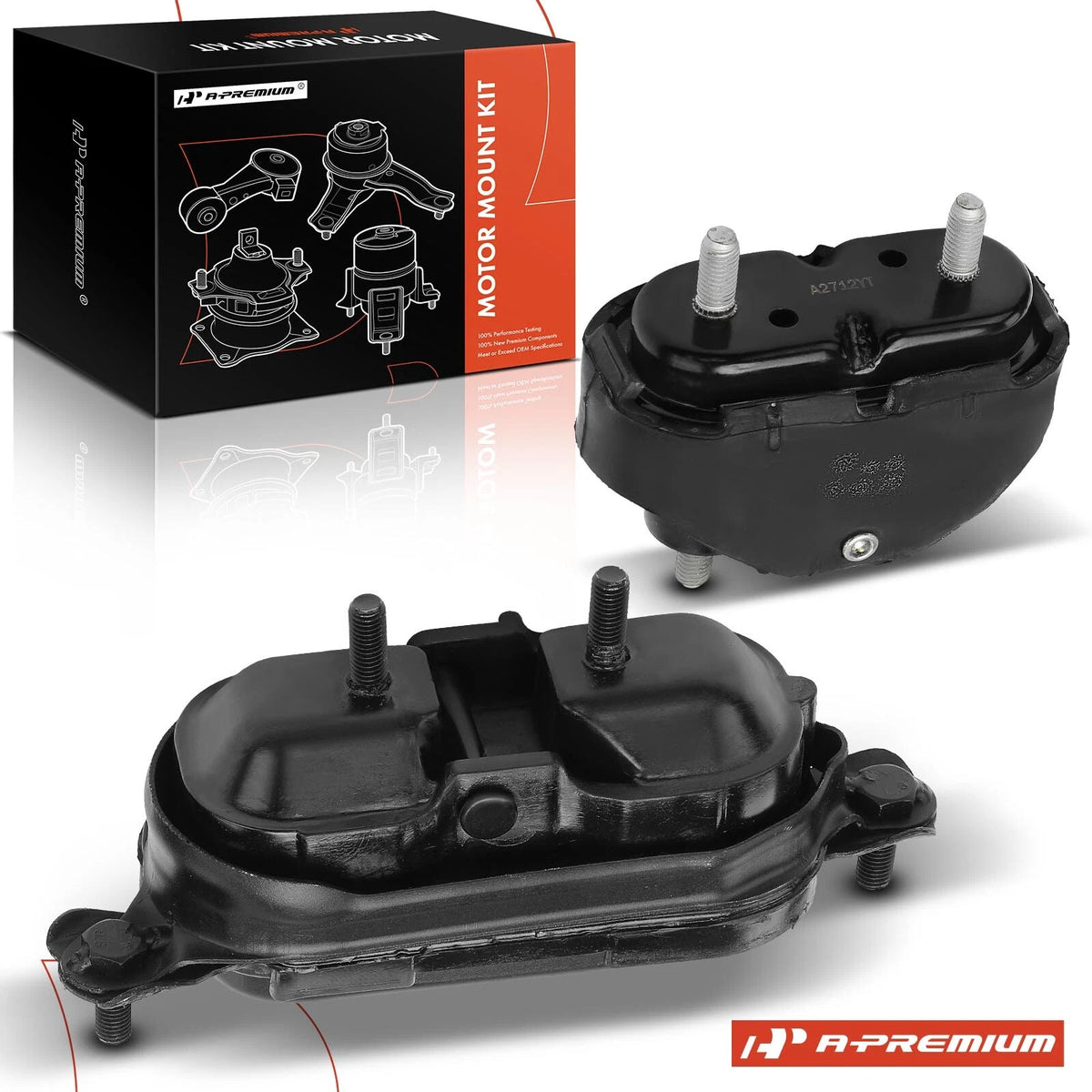 2X Engine Motor & Trans Mount for Chevy Impala Buick Regal (2000–2013) 10448574, 22113282, 22146466, 22175206, 22178662, 22112600, A2796HY, A2712HY, A2712