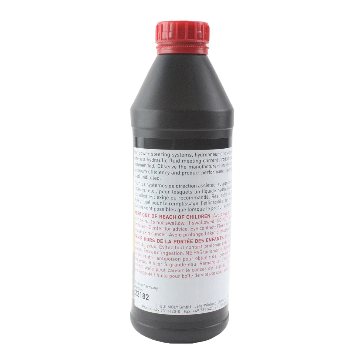 Set of 4 Liqui Moly Central Hydraulic System Oil 2600 (4L)