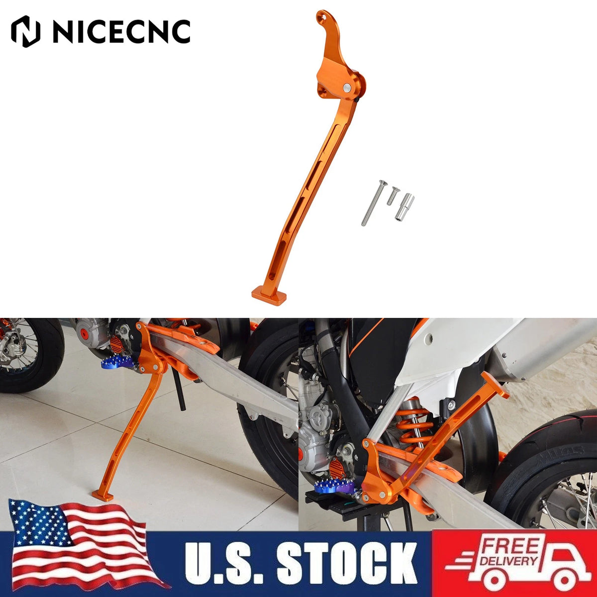 Billet Kickstand for KTM 125 150 250 350 450 SX SXF (2012–2015)