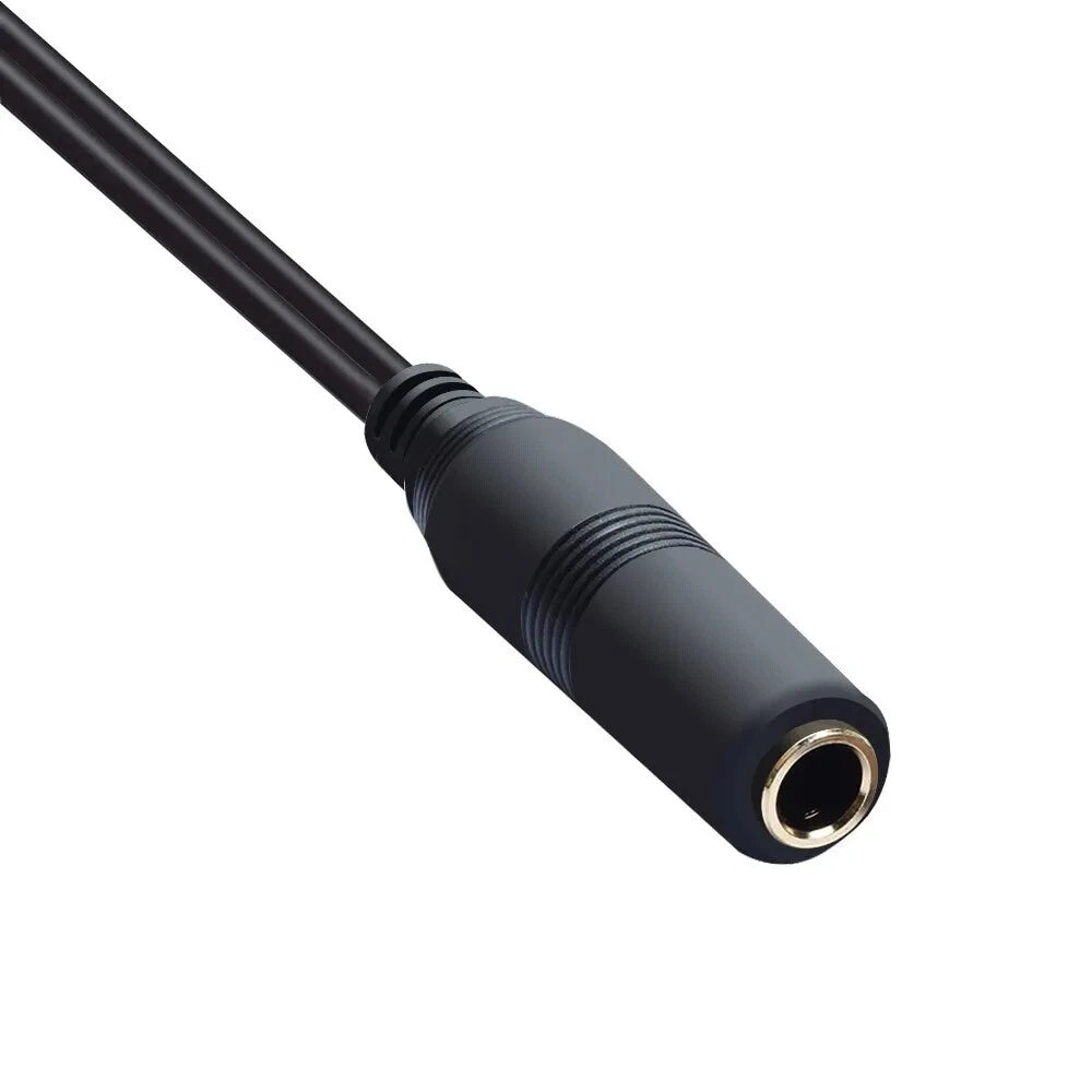 2X 1/4" TS Mono to Dual 1/4" Y Splitter Cable Adapter 30CM