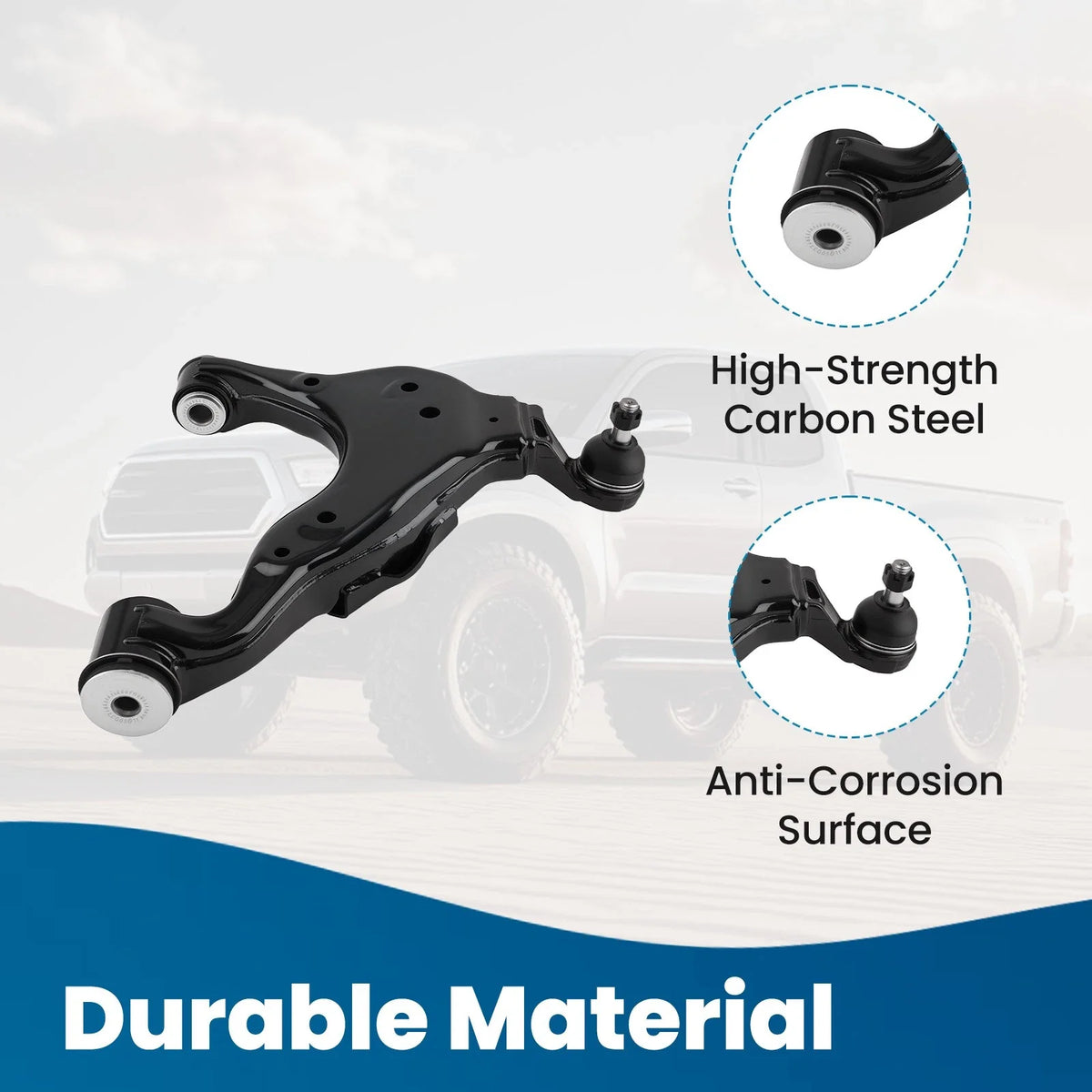 Control Arm for Toyota Tacoma (2005–2015) K621294 Front Lower Driver Side