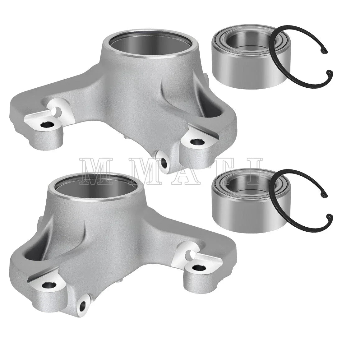 2 Front Steering Knuckles & Bearings Kit for Polaris Sportsman 550 X2/XP (2009–2014)