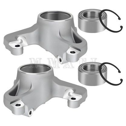 2 Front Steering Knuckles & Bearings Kit for Polaris Sportsman 550 X2/XP (2009–2014)
