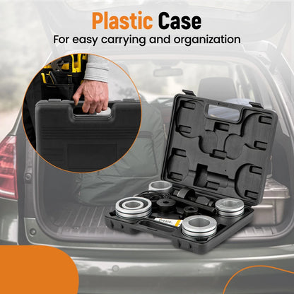 Hydraulic Exhaust Pipe Expander Tool Kit 10T for Manual Tailpipe (1-5/8" to 4-1/4")