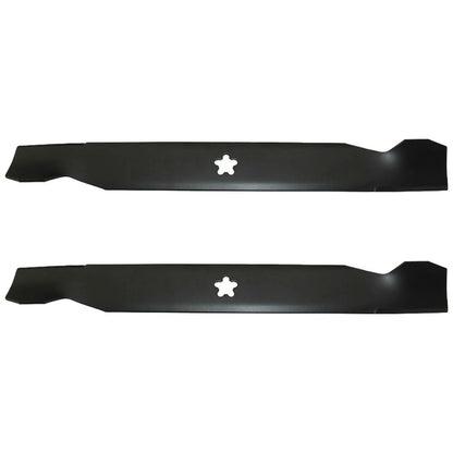 Set of 2 Hi-Lift Blades for AYP (19-5/16" with 5pt Star)