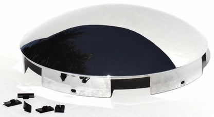 Set of 2 Front Hub Caps for Aluminum Wheels - Chrome 1" Lip UP#10119