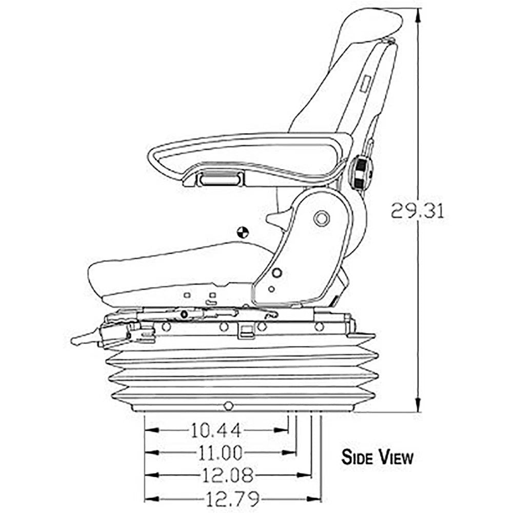 Uni Pro Seat & Air Suspension for KM 1055