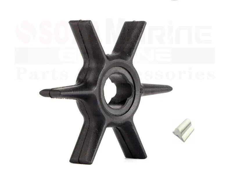 Water Pump Impeller with Key for Mercury Mariner 6 8 9.9 15 HP (1990–2023)
