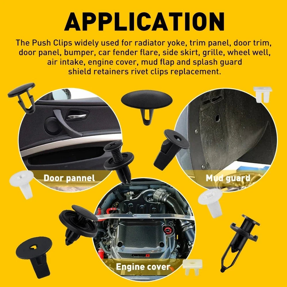 Fender Trim Push Pin Rivet Clips for Toyota