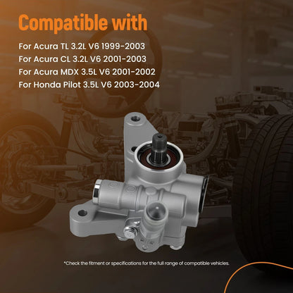 Power Steering Pump for Acura MDX 2001-2002 (21-5290, 215290, 83570C)