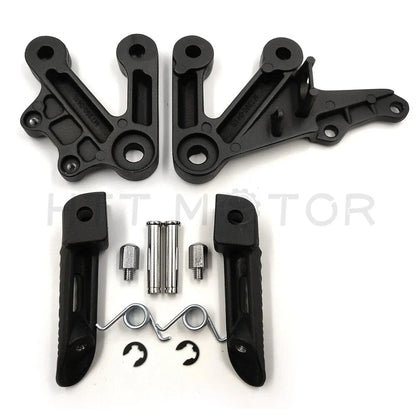 Set of 2 Front Foot Pegs Footrest Brackets for Suzuki GSXR1000 (2003–2004)