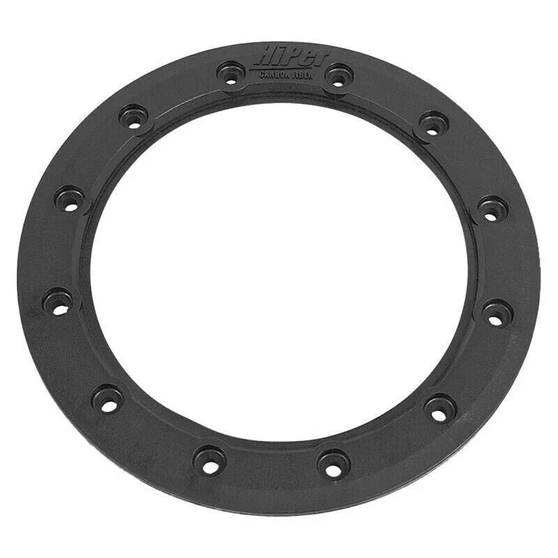 Pair of Beadlock Rings for Hiper Wheels CF1 Tech 3 Rim 9 Inch Black