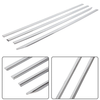 Set of 4 Chrome Body Side Molding Trim for Dodge Ram 1500 (2019–2025)