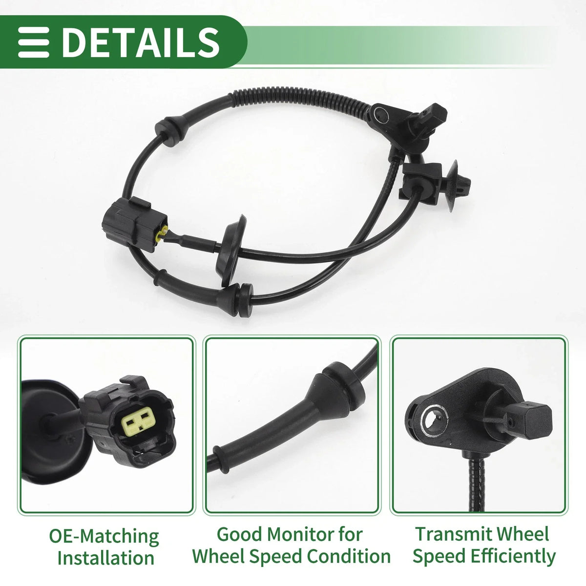 ABS Wheel Speed Sensor No. 9069210 for Chevrolet Sail (2010–2012) Front Left