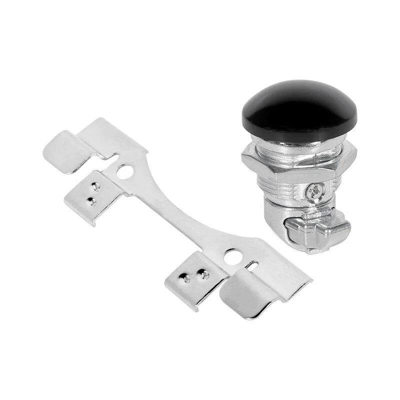 Push Button Fuel Console Door Release for Harley Street Glide (1992–2024) Black