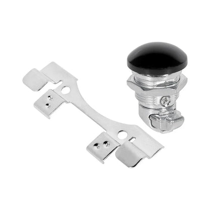 Push Button Fuel Console Door Release for Harley Street Glide (1992–2024) Black