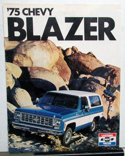 Chevrolet Blazer Truck Sales Brochure Original (1975)