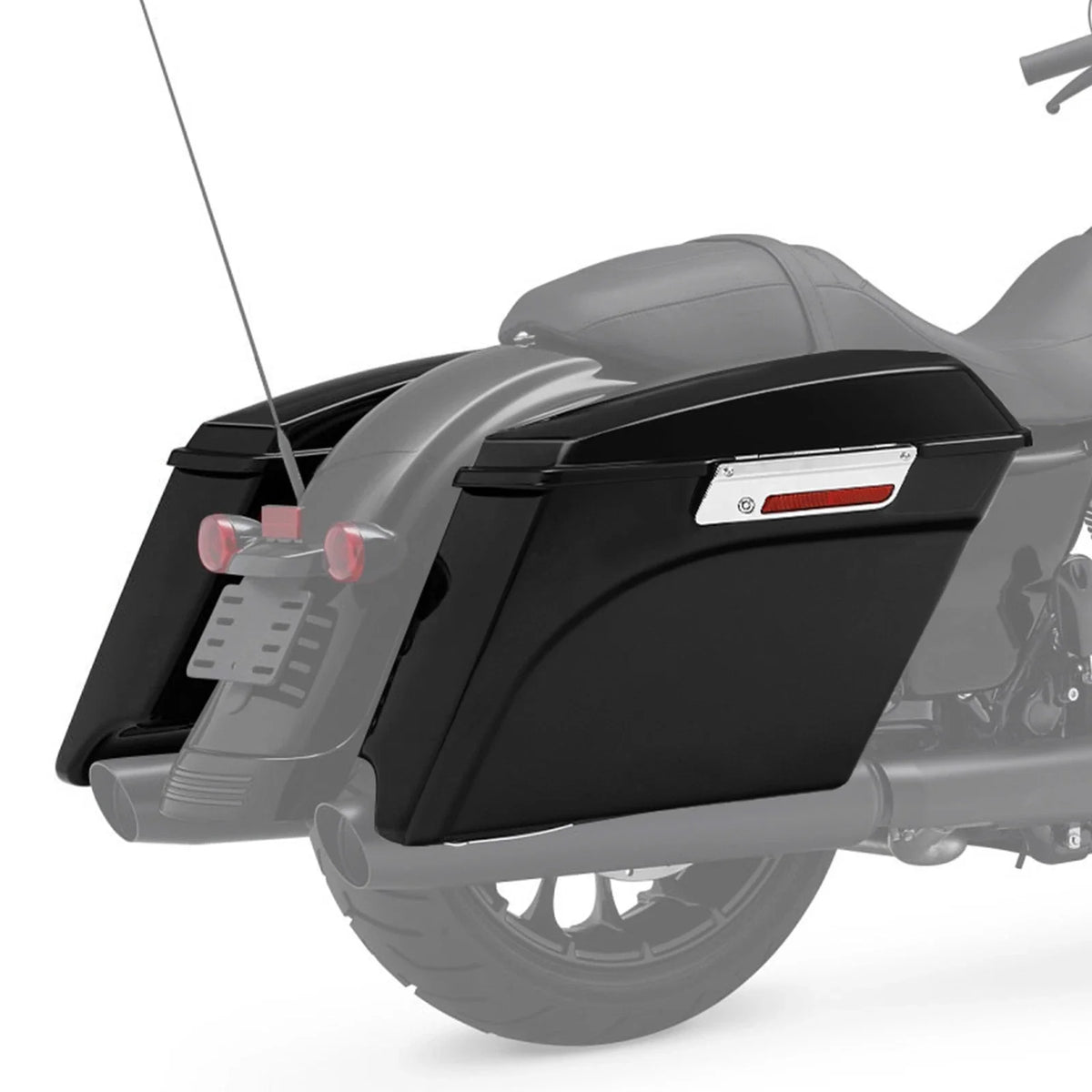 5" Stretched Saddle Bags & Rear Fender for Harley CVO Touring Road King (2009–2013)