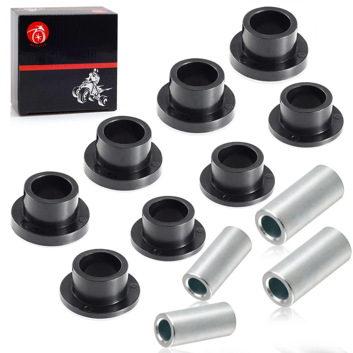 Front Shock Absorber Bushings Sleeve Kit for Polaris RZR 800 (2008–2014) 7042078 7042333
