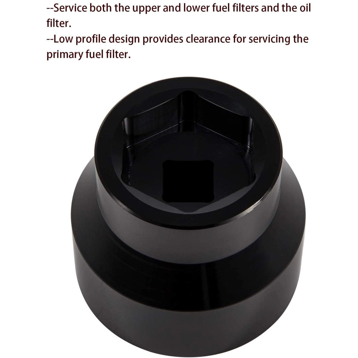 Fuel Oil Filter Cap Socket Wrench Tool 24/35/36mm for Ford 6.0L 6.4L (2003–2010)